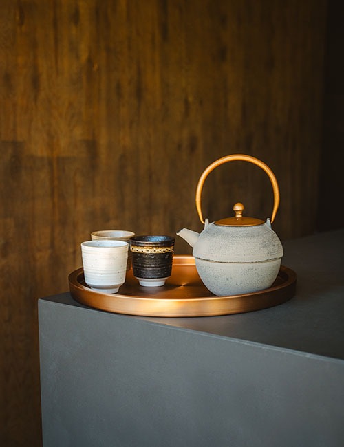 Bredemeijer gusseiserne Teekanne Modell Sakura in grün